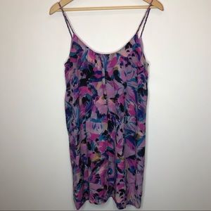 Riley 100% Silk Lilac Braided Strap Dress